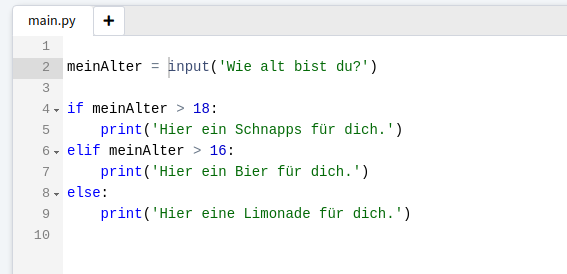 input('Text')
